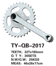 Chainwheel & Crank TY-QB-2017